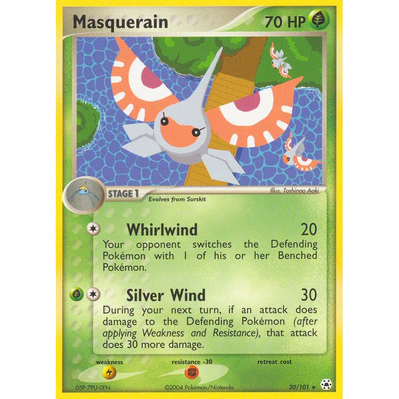Masquerain (20/101) [EX: Hidden Legends]