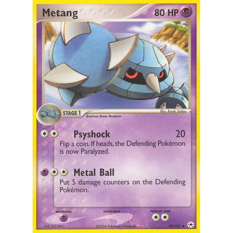 Metang (43/101) [EX: Hidden Legends]