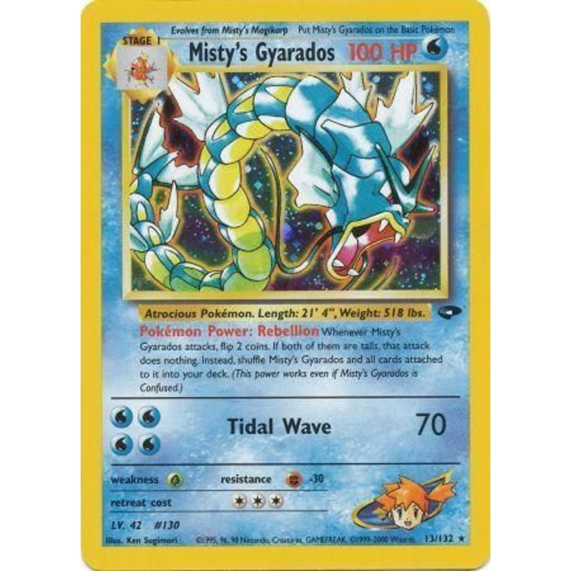 Misty's Gyarados (13/132) [Gym Challenge Unlimited]