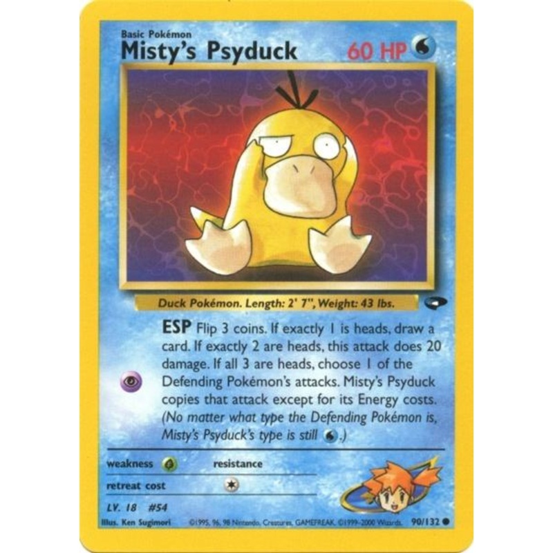 Misty's Psyduck (90/132) [Gym Challenge Unlimited]
