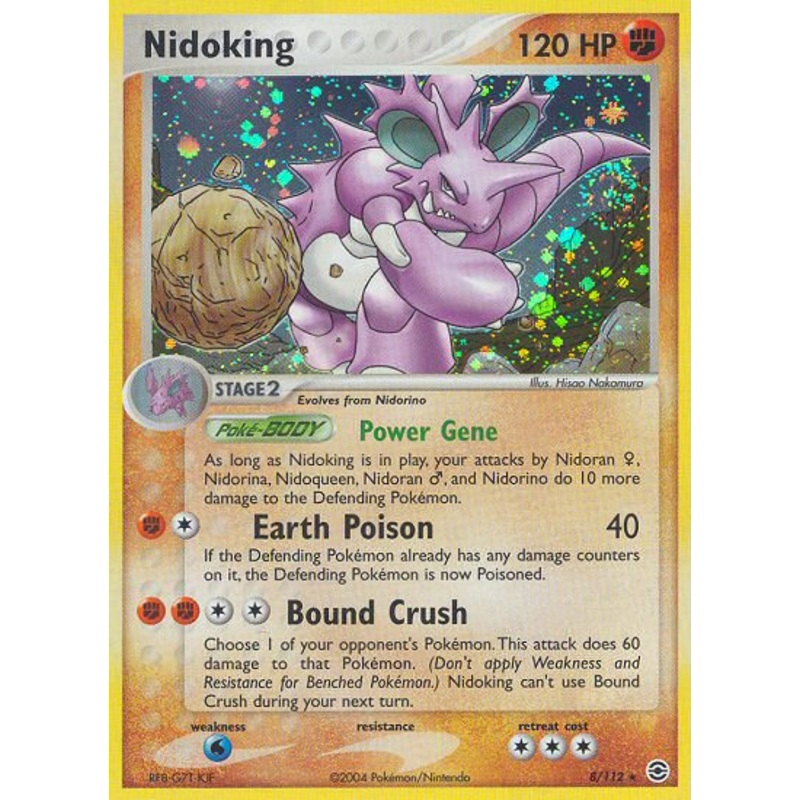 Nidoking (8/112) [EX: FireRed & LeafGreen]