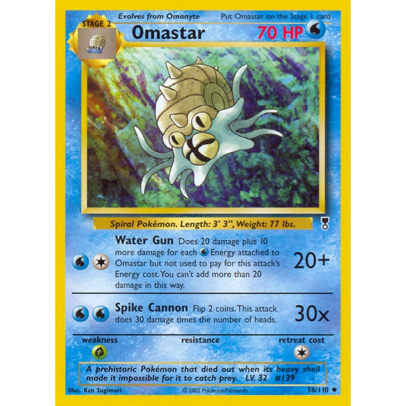 Omastar (58/110) [Legendary Collection]