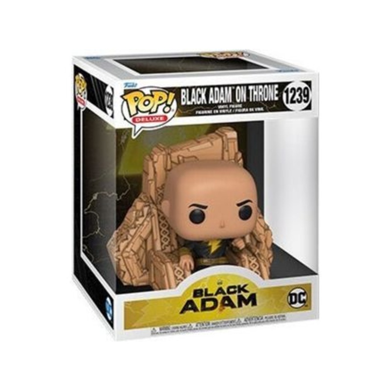 POP! -  Movies - Black Adam - Black Adam on Throne - Deluxe