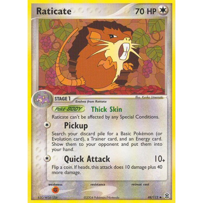 Raticate (48/112) [EX: FireRed & LeafGreen]