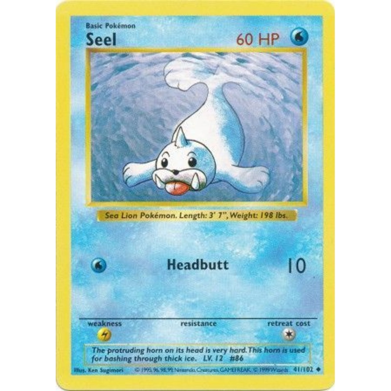 Seel (41/102) [Base Set Shadowless Unlimited]
