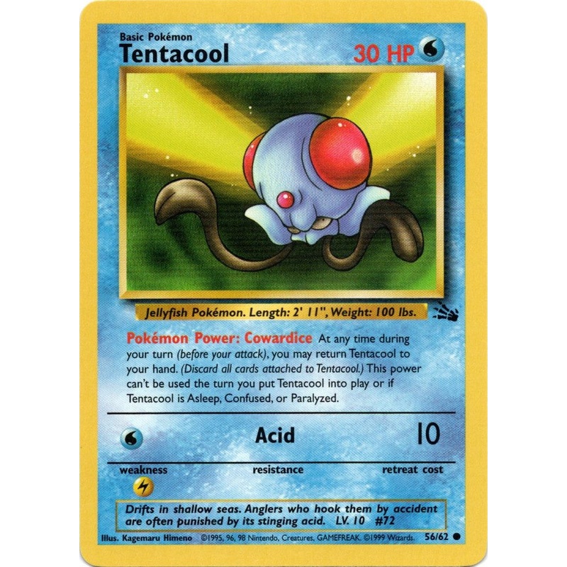 Tentacool (56/62) [Fossil Unlimited]