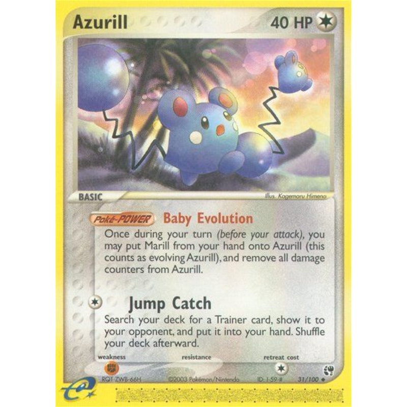 Azurill (31/100) [EX: Sandstorm]