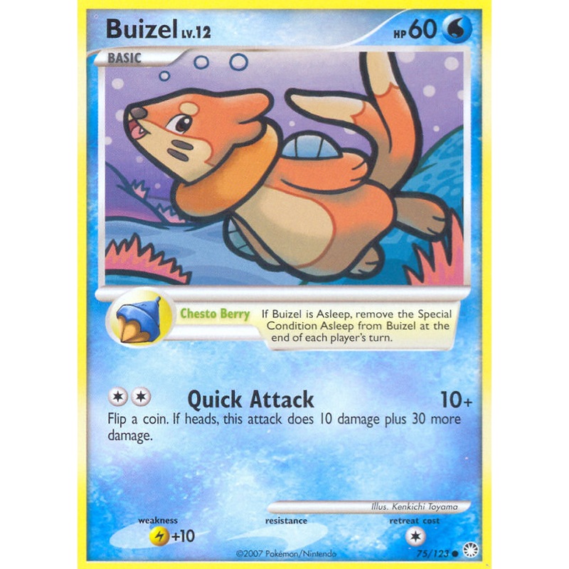 Buizel (75/123) [Diamond & Pearl: Mysterious Treasures]