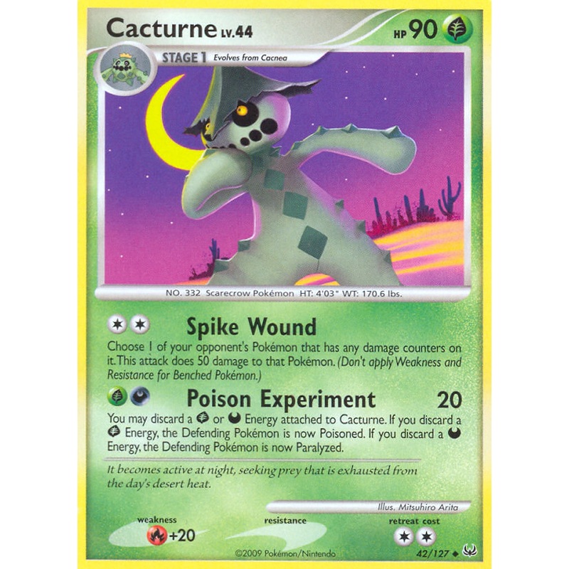 Cacturne (42/127) [Platinum: Base Set]