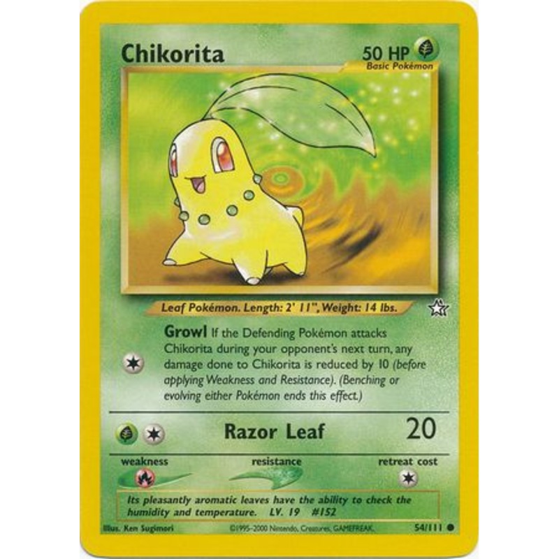 Chikorita (54/111) [Neo Genesis Unlimited]