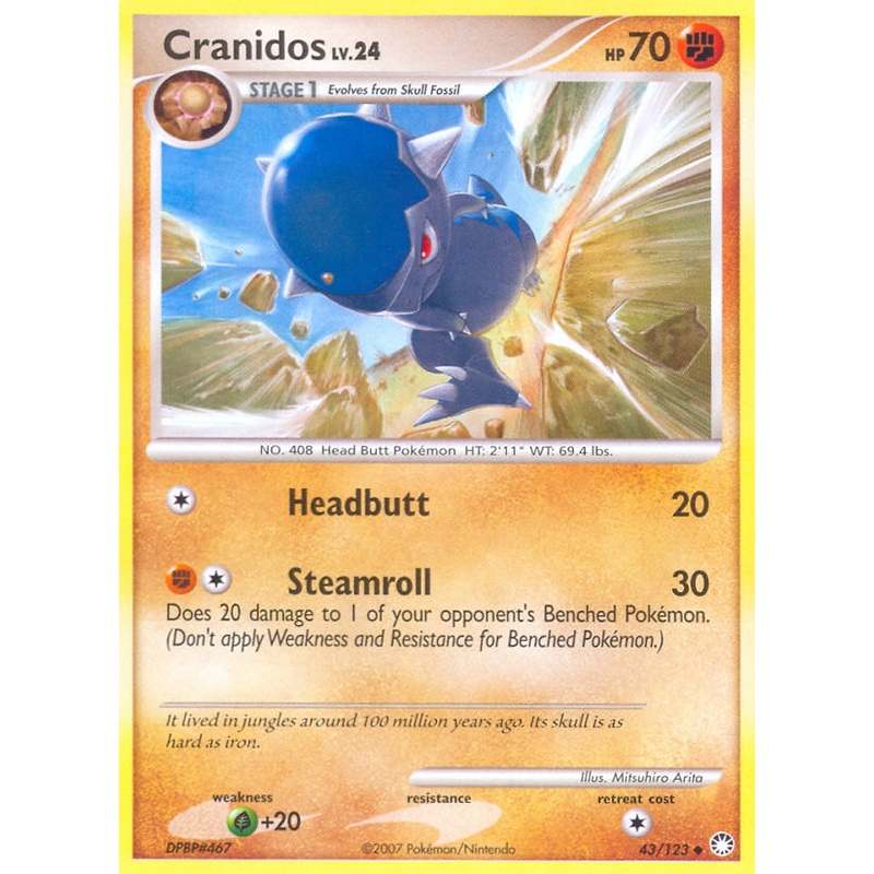 Cranidos (43/123) [Diamond & Pearl: Mysterious Treasures]