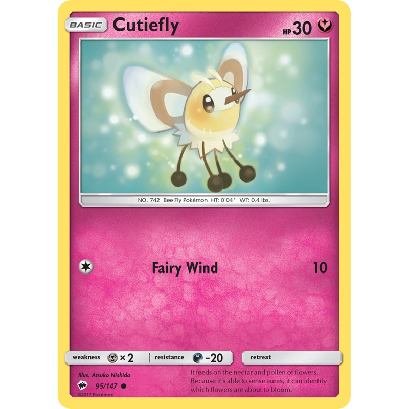 Cutiefly (95/147) [Sun & Moon: Burning Shadows]