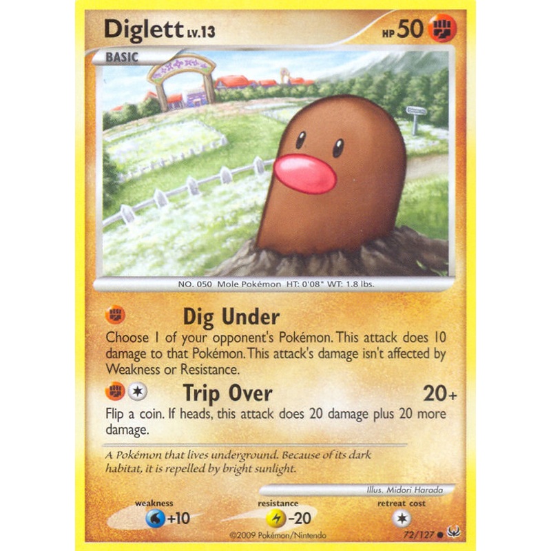 Diglett (72/127) [Platinum: Base Set]