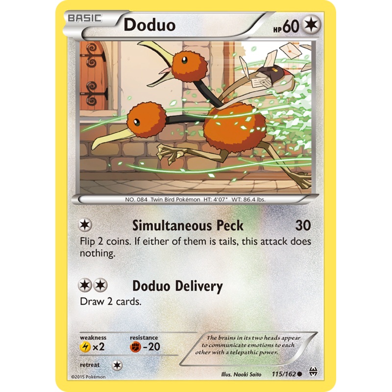 Doduo (115/162) [XY: BREAKthrough]