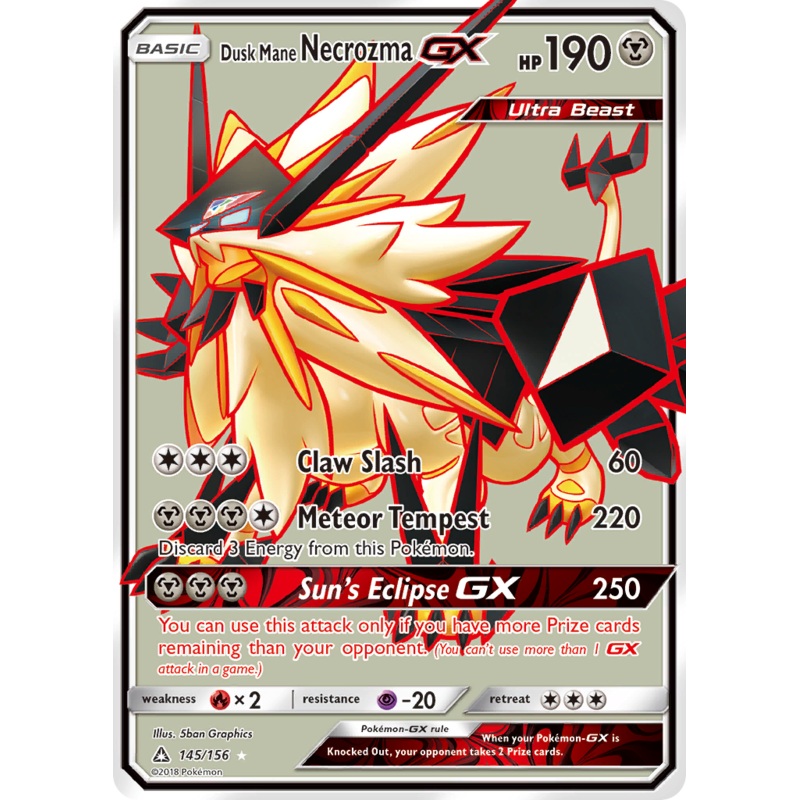 Dusk Mane Necrozma GX (145/156) [Sun & Moon: Ultra Prism]