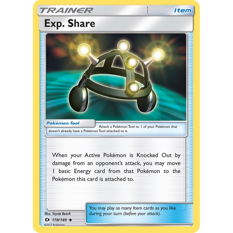 Exp. Share (118/149) [Sun & Moon: Base Set]