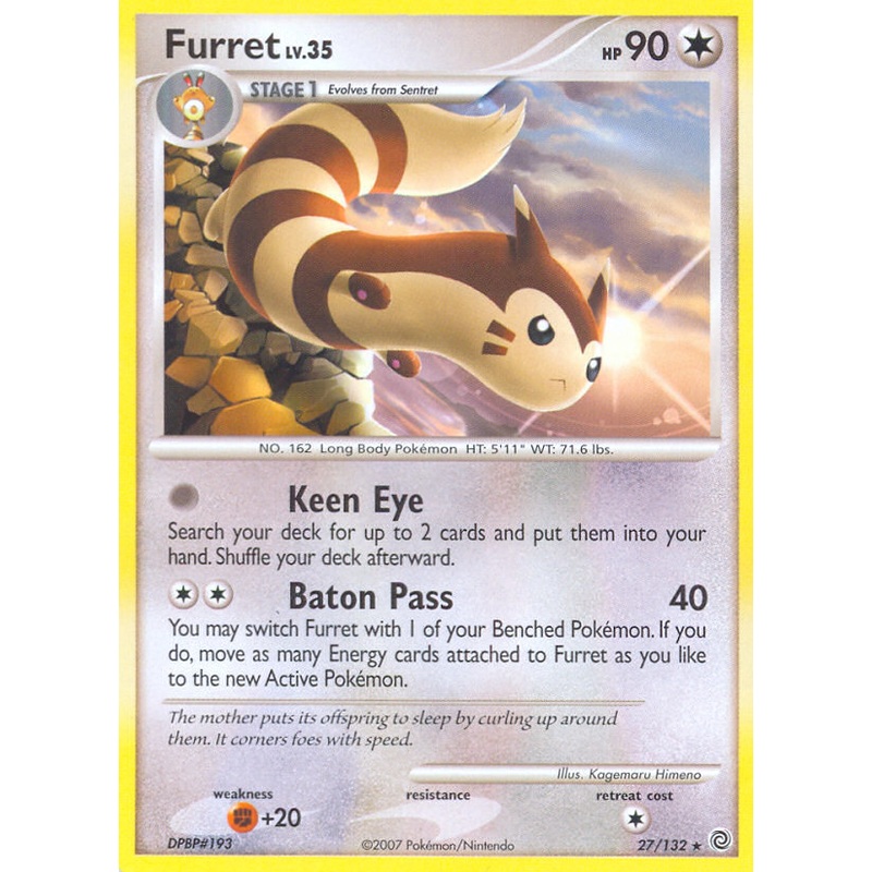Furret (27/132) [Diamond & Pearl: Secret Wonders]