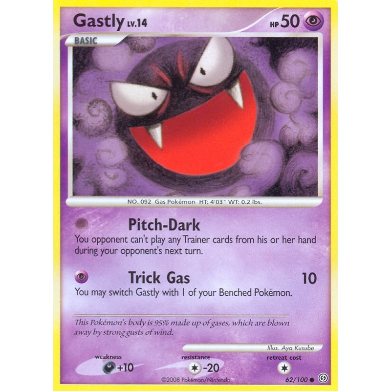Gastly (62/100) [Diamond & Pearl: Stormfront]