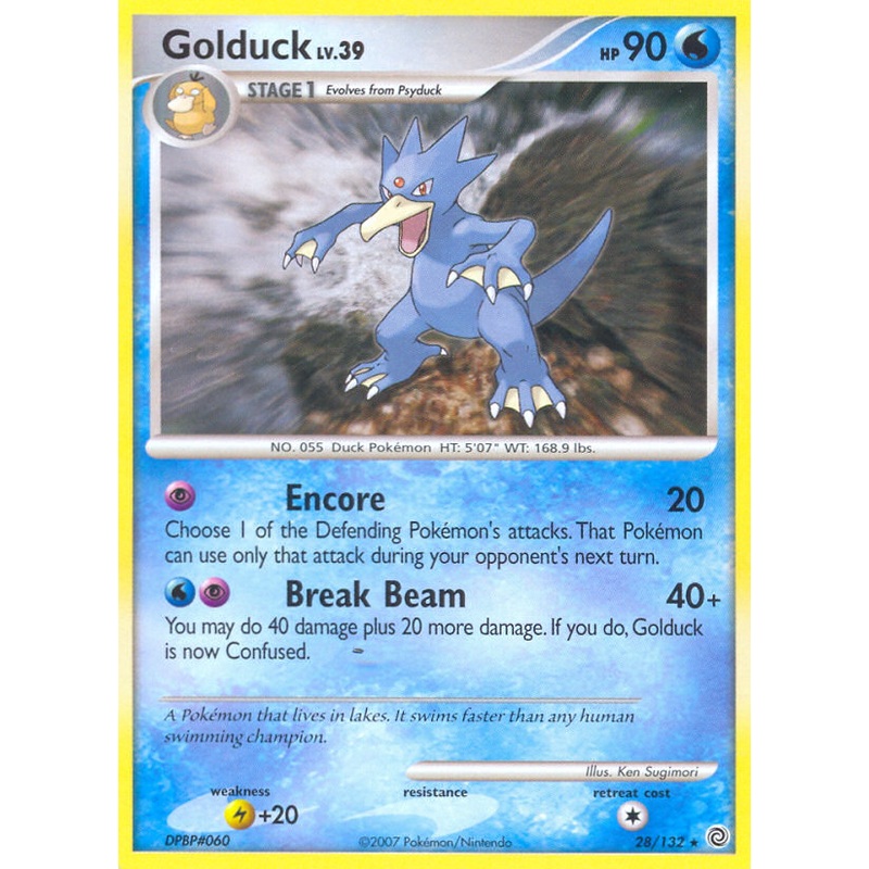 Golduck (28/132) [Diamond & Pearl: Secret Wonders]