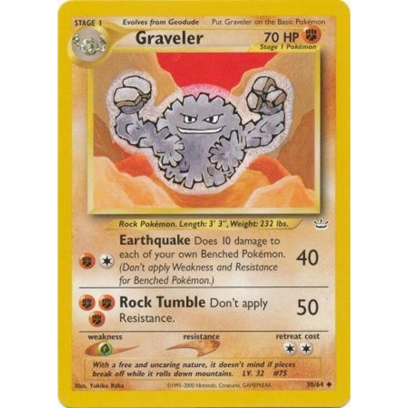 Graveler (30/64) [Neo Revelation Unlimited]