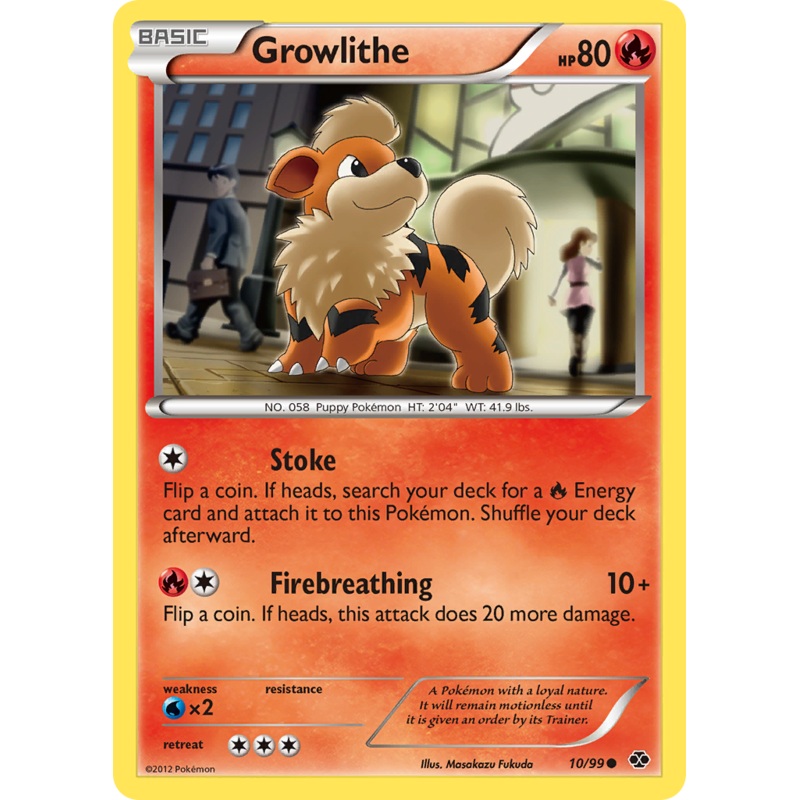 Growlithe (10/99) [Black & White: Next Destinies]