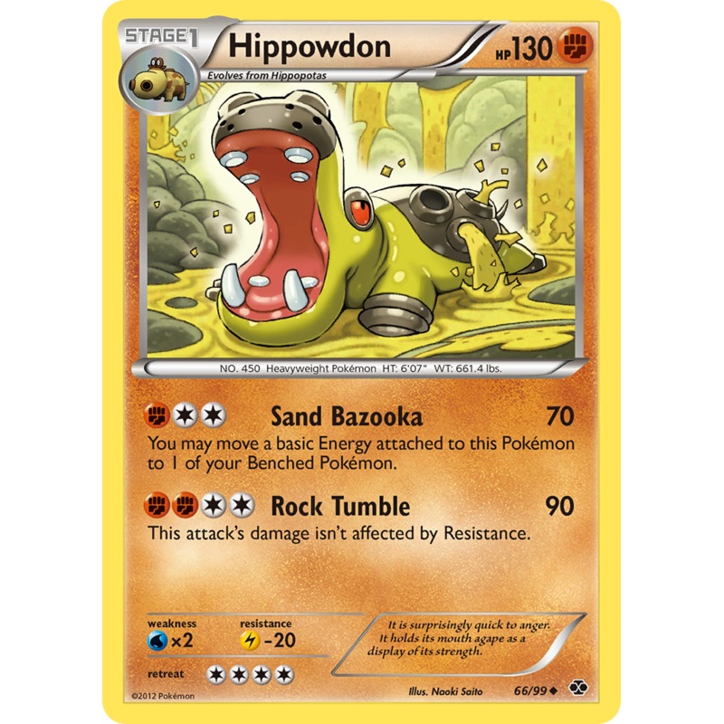 Hippowdon (66/99) [Black & White: Next Destinies]