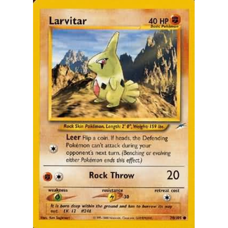 Larvitar (70/105) [Neo Destiny Unlimited]