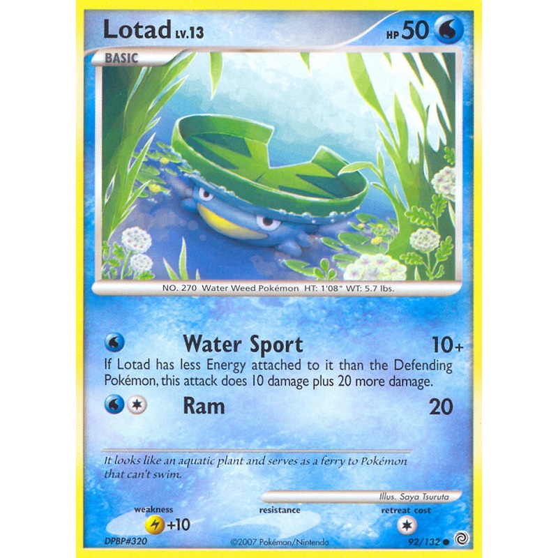 Lotad (92/132) [Diamond & Pearl: Secret Wonders]