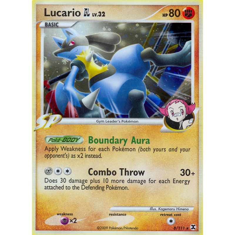 Lucario GL (8/111) [Platinum: Rising Rivals]