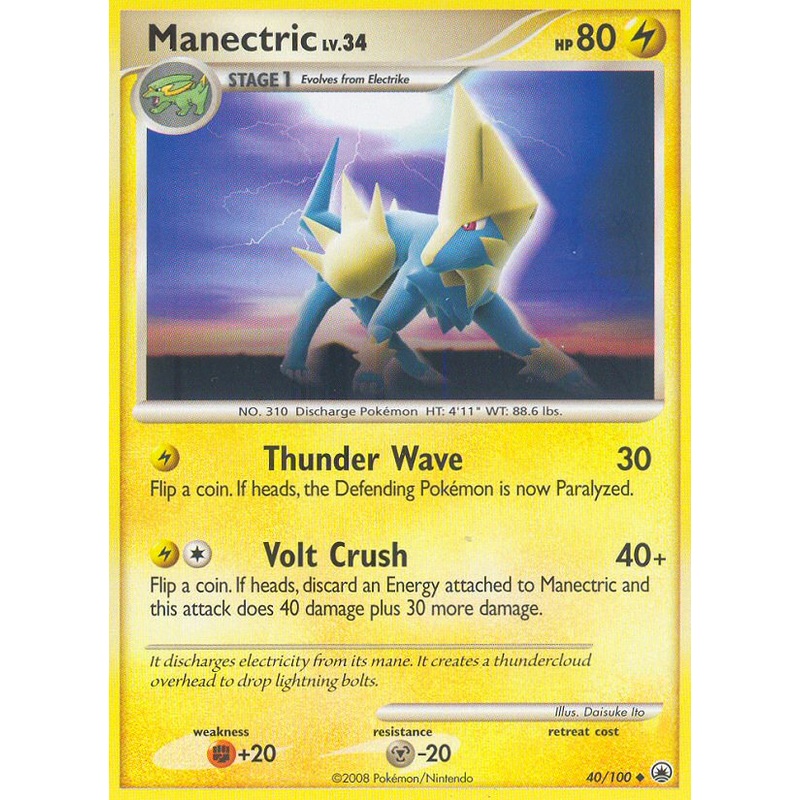 Manectric (40/100) [Diamond & Pearl: Majestic Dawn]