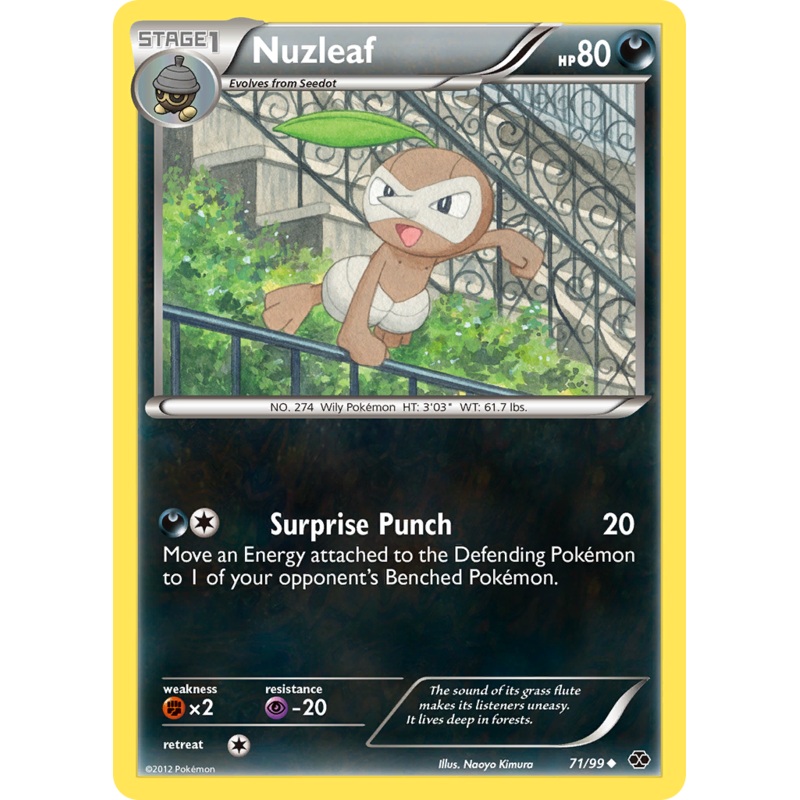 Nuzleaf (71/99) [Black & White: Next Destinies]