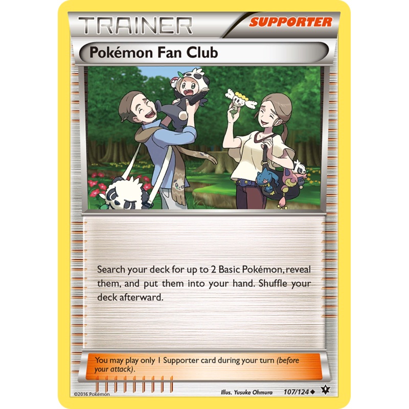 Pokemon Fan Club (107/124) [XY: Fates Collide]