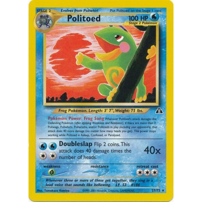 Politoed (27/75) [Neo Discovery Unlimited]