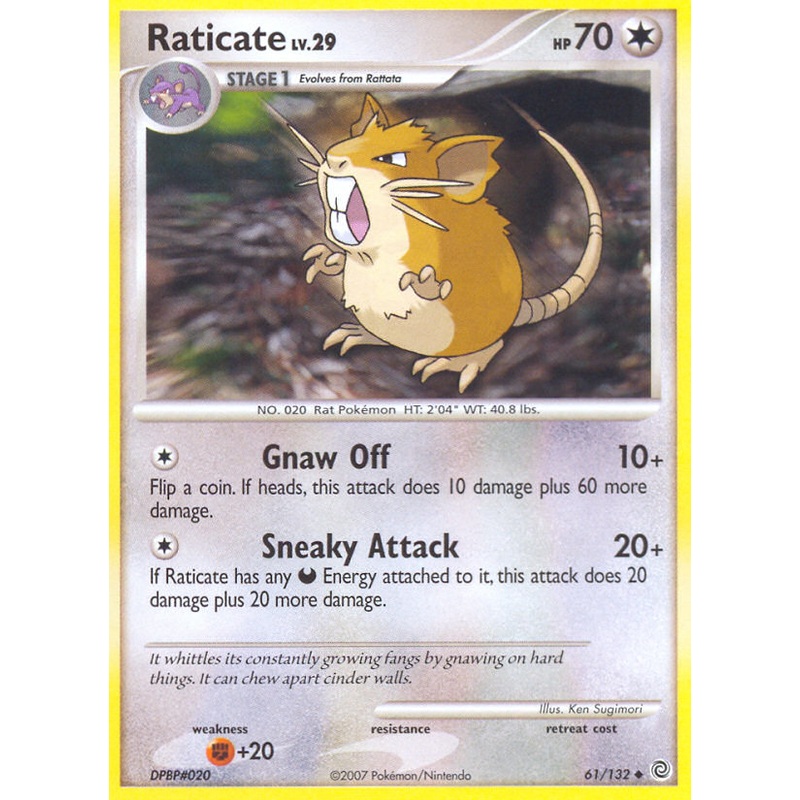 Raticate (61/132) [Diamond & Pearl: Secret Wonders]