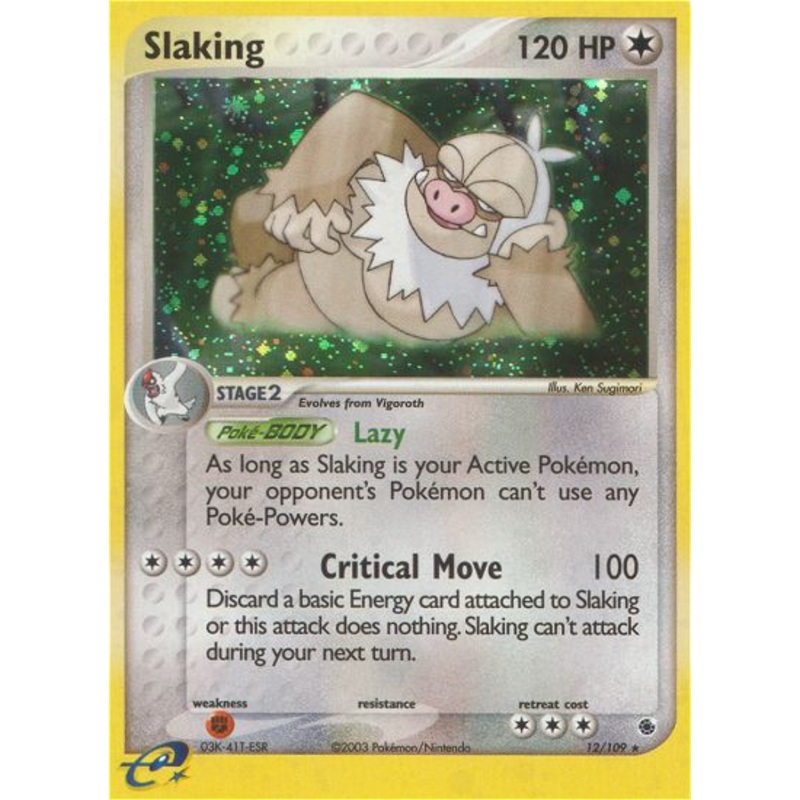 Slaking (12/109) [EX: Ruby & Sapphire]