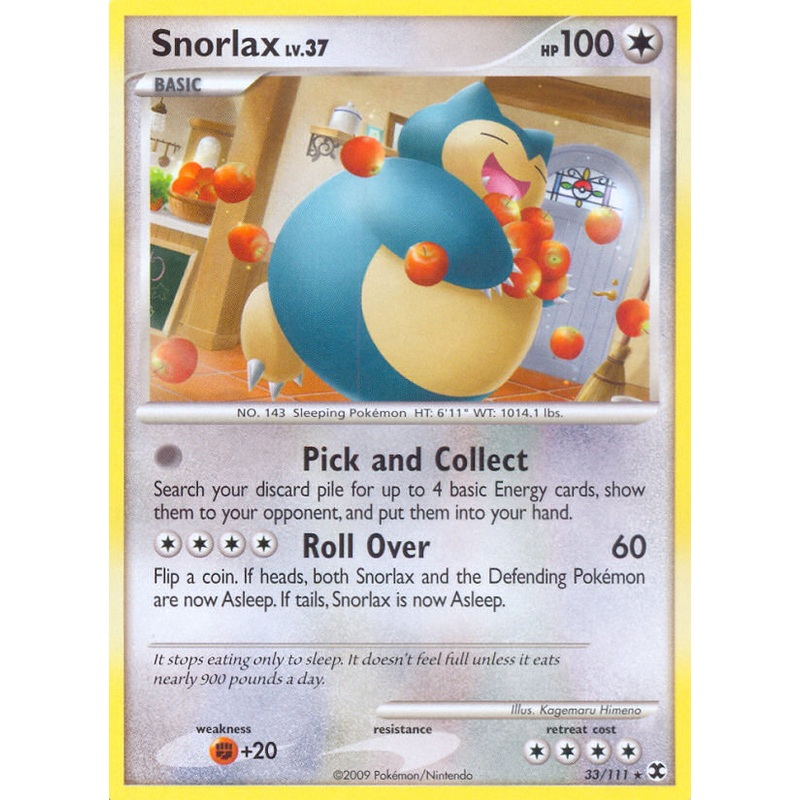 Snorlax (33/111) [Platinum: Rising Rivals]