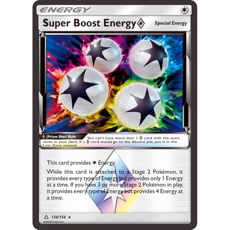 Super Boost Energy (136/156) (Prism Star) [Sun & Moon: Ultra Prism]