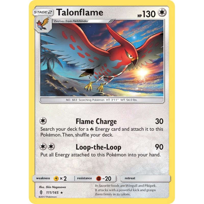 Talonflame (111/145) [Sun & Moon: Guardians Rising]