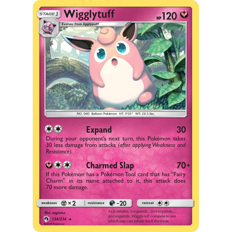 Wigglytuff (134/214) [Sun & Moon: Lost Thunder]