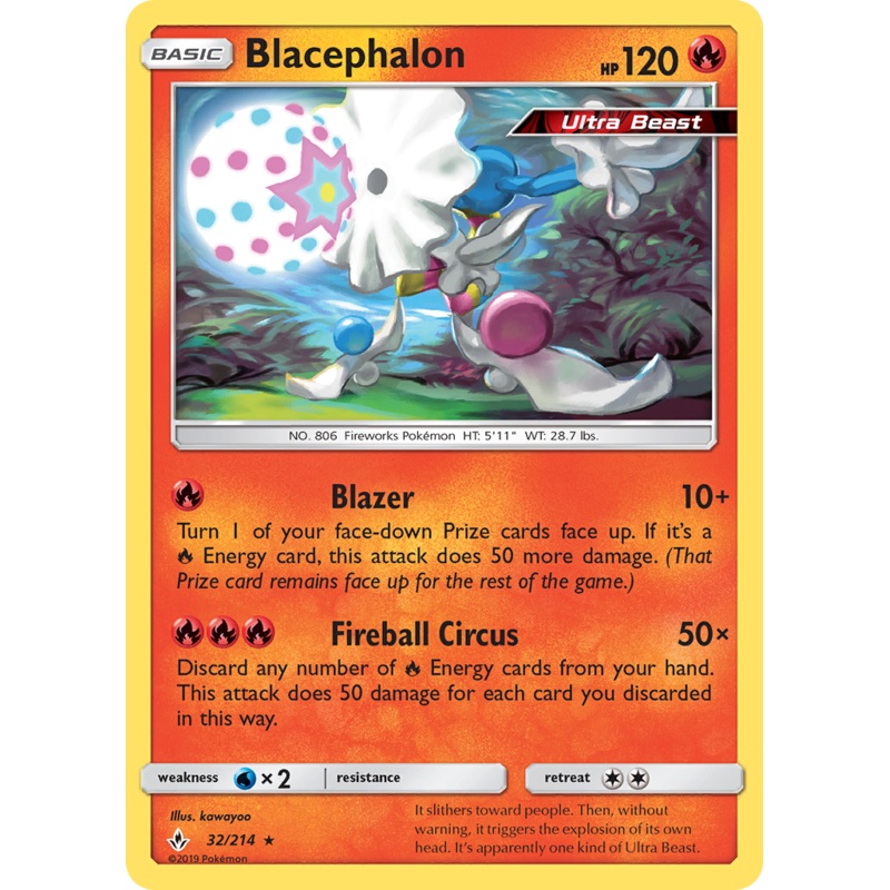 Blacephalon (32/214) [Sun & Moon: Unbroken Bonds]
