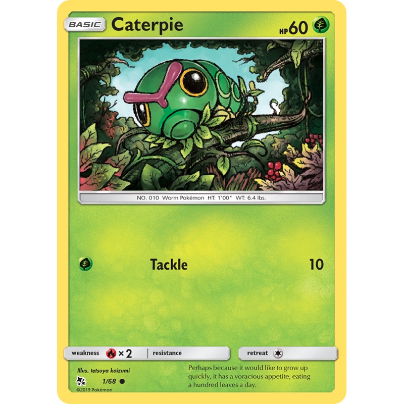 Caterpie (1/68) [Sun & Moon: Hidden Fates]