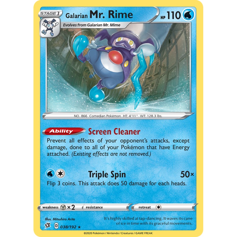 Galarian Mr. Rime (038/192) [Sword & Shield: Rebel Clash]