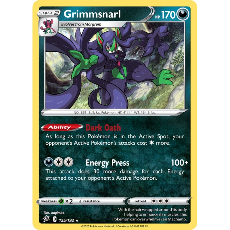 Grimmsnarl (125/192) [Sword & Shield: Rebel Clash]