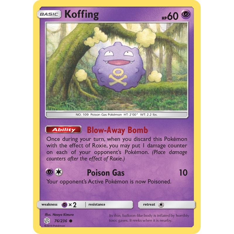 Koffing (76/236) [Sun & Moon: Cosmic Eclipse]