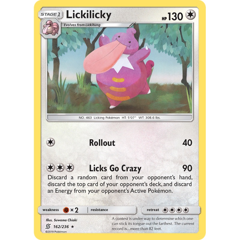 Lickilicky (162/236) [Sun & Moon: Unified Minds]