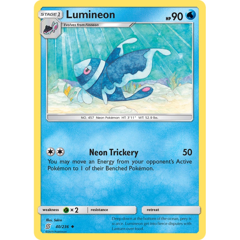 Lumineon (40/236) [Sun & Moon: Unified Minds]