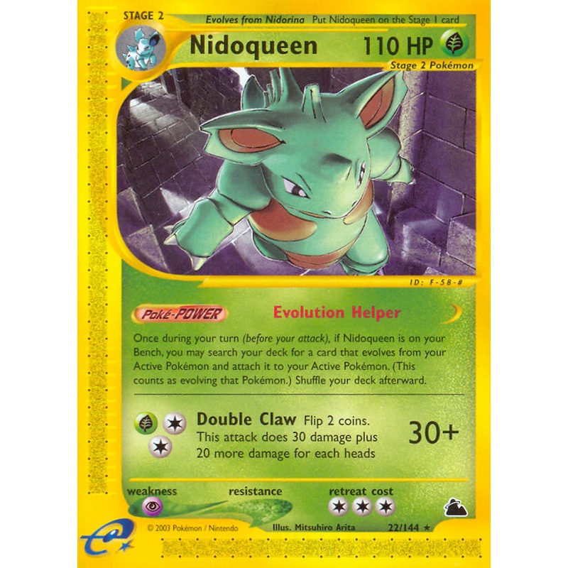Nidoqueen (22/144) [Skyridge]