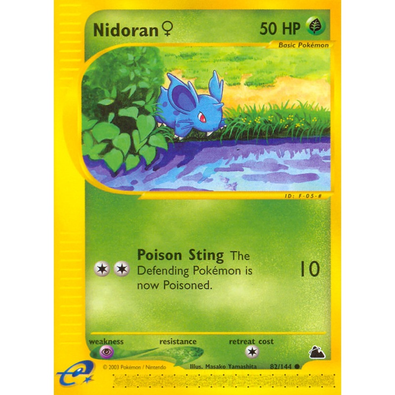 Nidoran (82/144) (Female) [Skyridge]