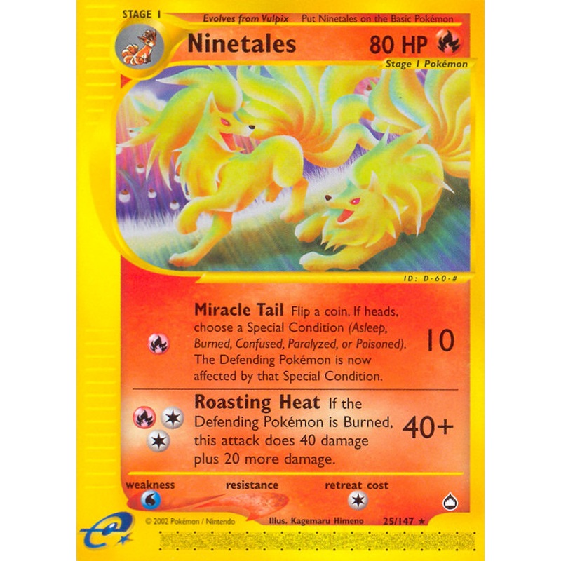 Ninetales (25/147) [Aquapolis]