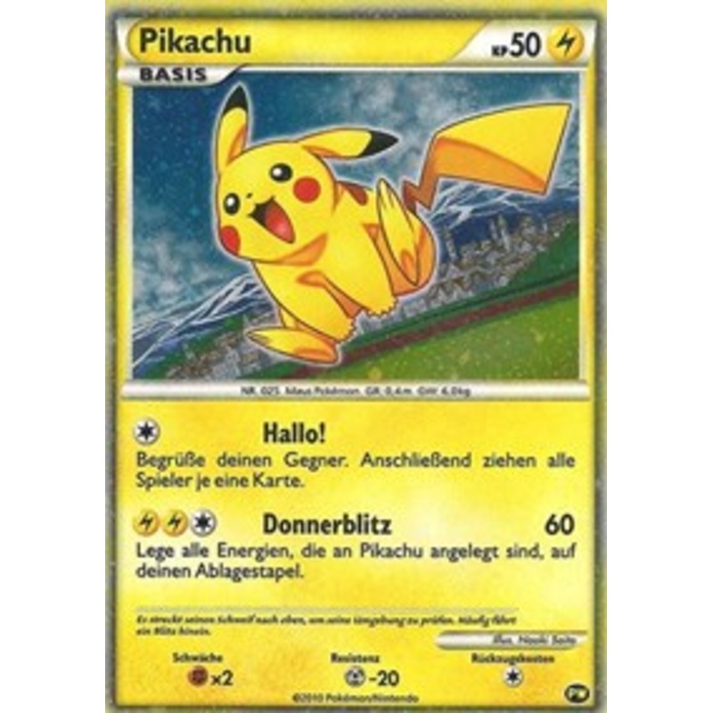 Pikachu (PW6) (German) [Pikachu World Collection Promos]